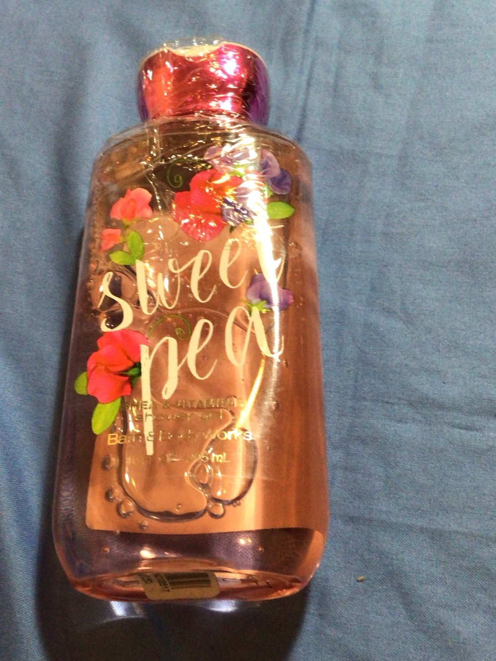 Bath & Body Works Sweet Pea Shower Gel Shea & Vitamin E. Sealed 10 Fl. Oz.